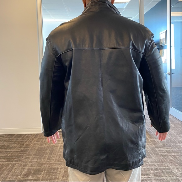 Vintage black Leather jacket - Picture 14 of 15